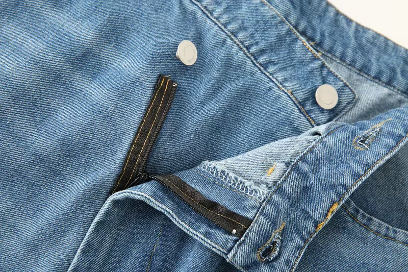 Damen Wide-Leg-Jeans mit hoher Taille und lockerer Passform – Lunessa