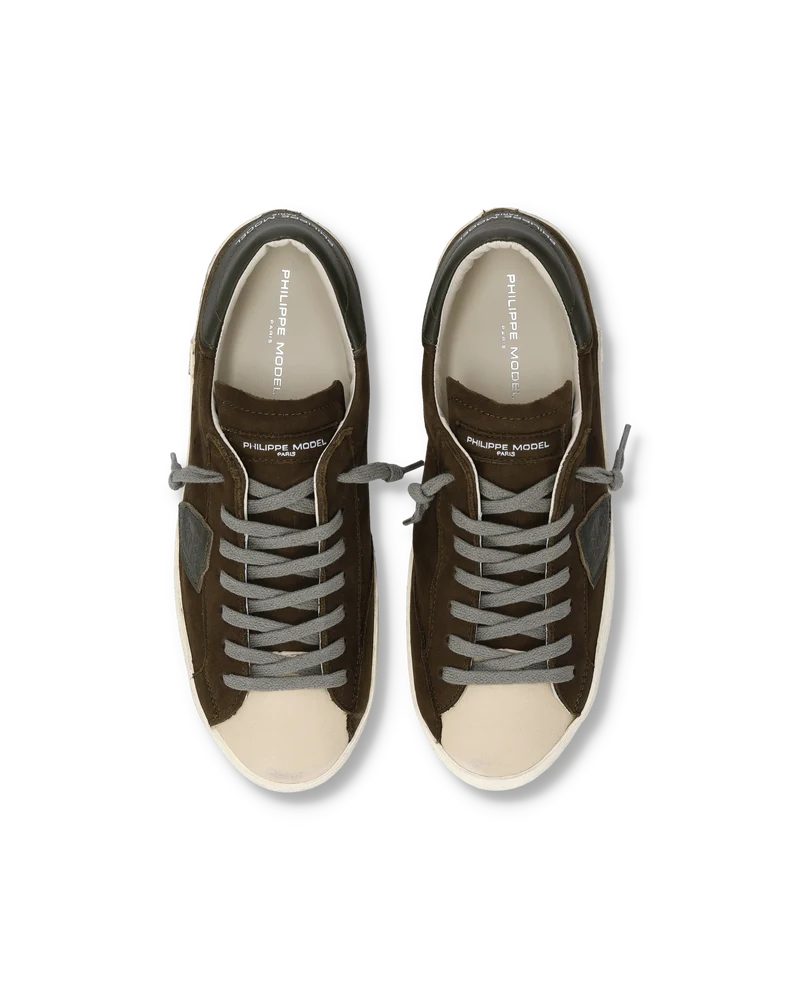 Sneakers Prsx Men, Military Green Beige