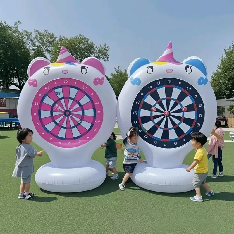 Unicornix Aufblasbare Dartscheibe für Kinder und Familienspiele