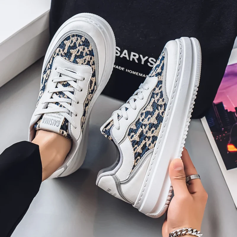 Aerovent Herren Sneaker mit Mesh-Obermaterial und dicker Sohle