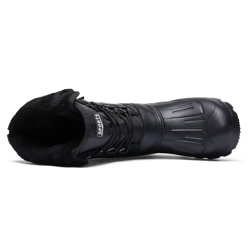 Herren Winterstiefel mit Plüschfutter und kräftiger Sohle Varexon