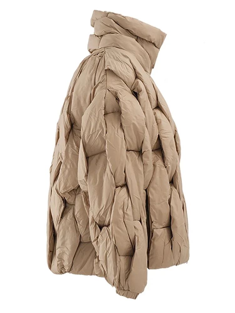Damen Winterjacke mit Reißverschluss und Taschen Elvarena