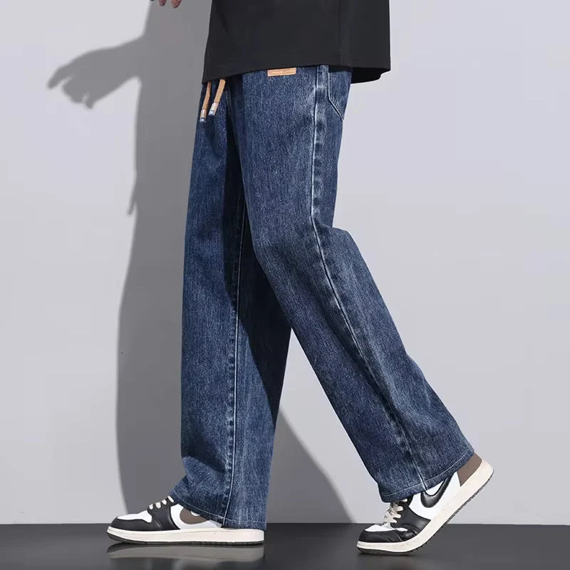 Herren Jeans mit geradem weitem Bein und lockerem Schnitt Taverno