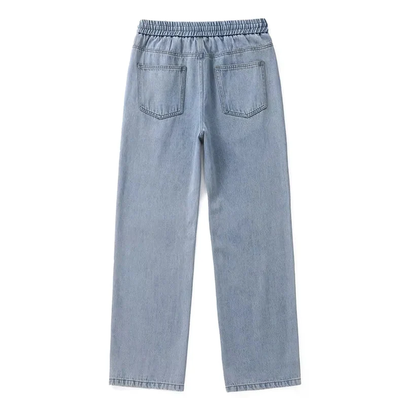 Herren Jeans mit geradem weitem Bein und lockerem Schnitt Taverno
