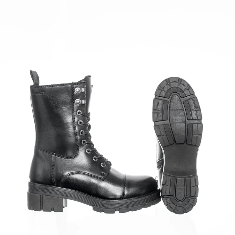 Cecilia Laced boots — Black