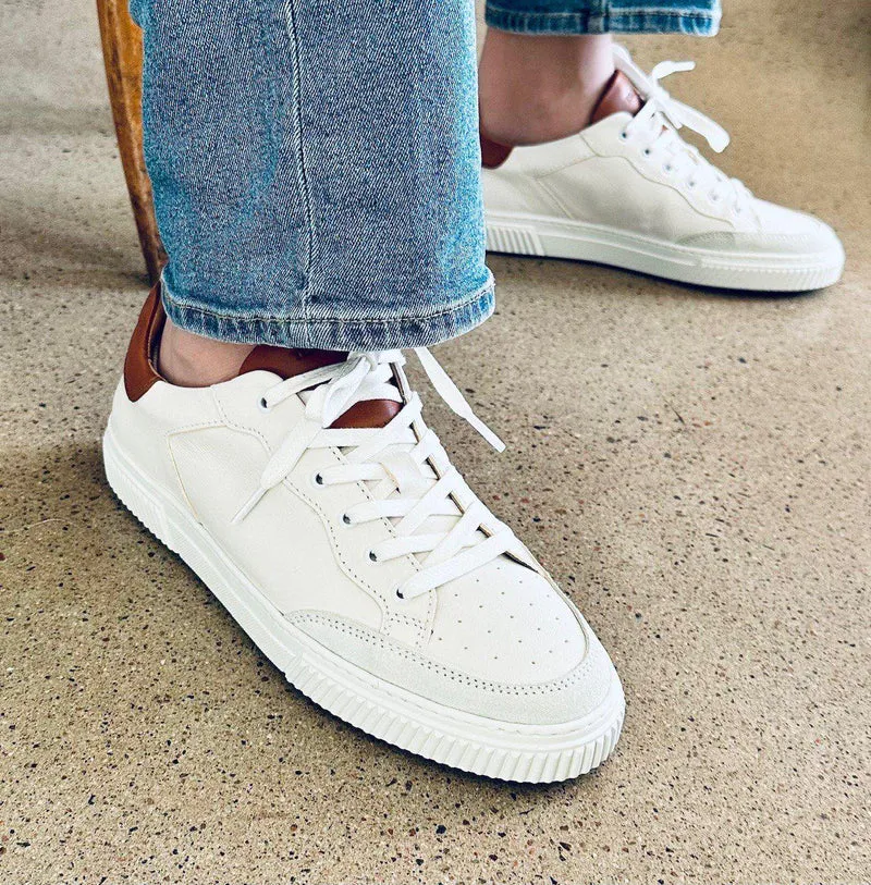 Toni Outlet — White/Cognac