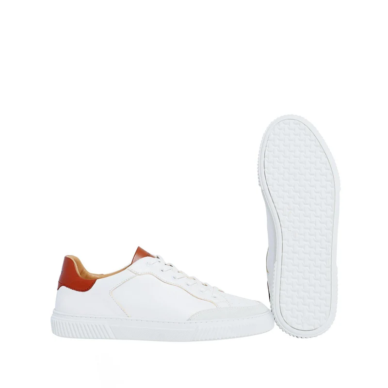 Toni Outlet — White/Cognac