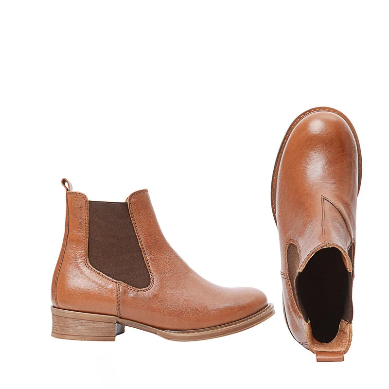 Pandora Chelsea boots — Cognac