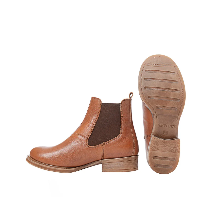 Pandora Chelsea boots — Cognac