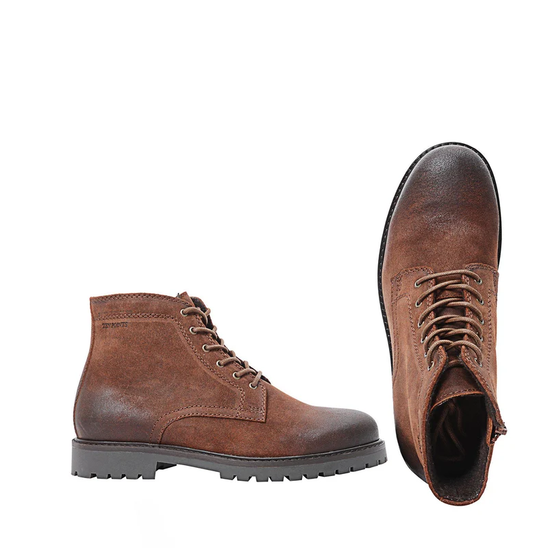 Stig Laced boots — Brandy