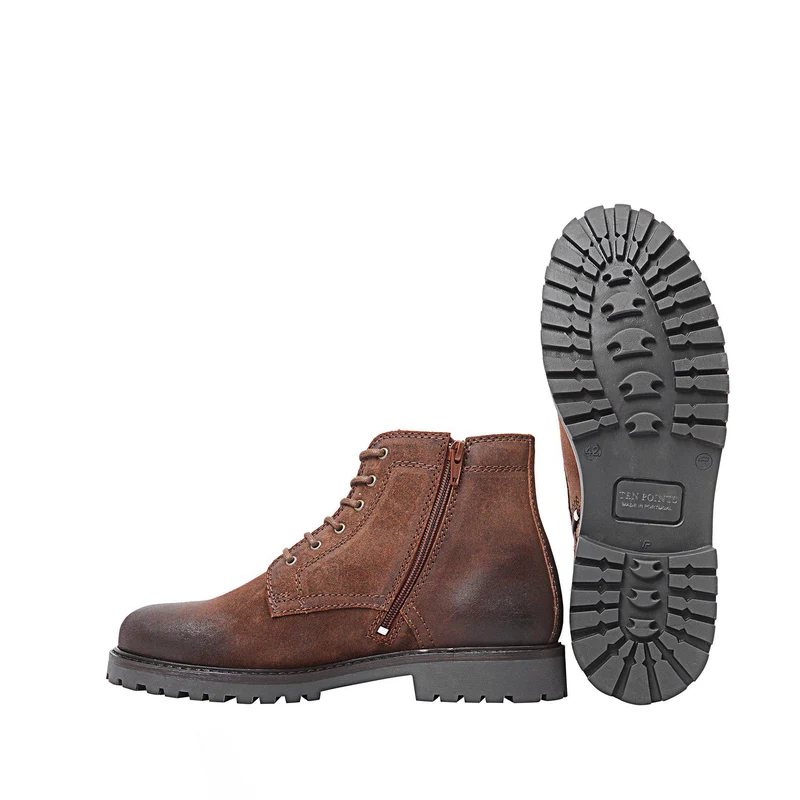 Stig Laced boots — Brandy