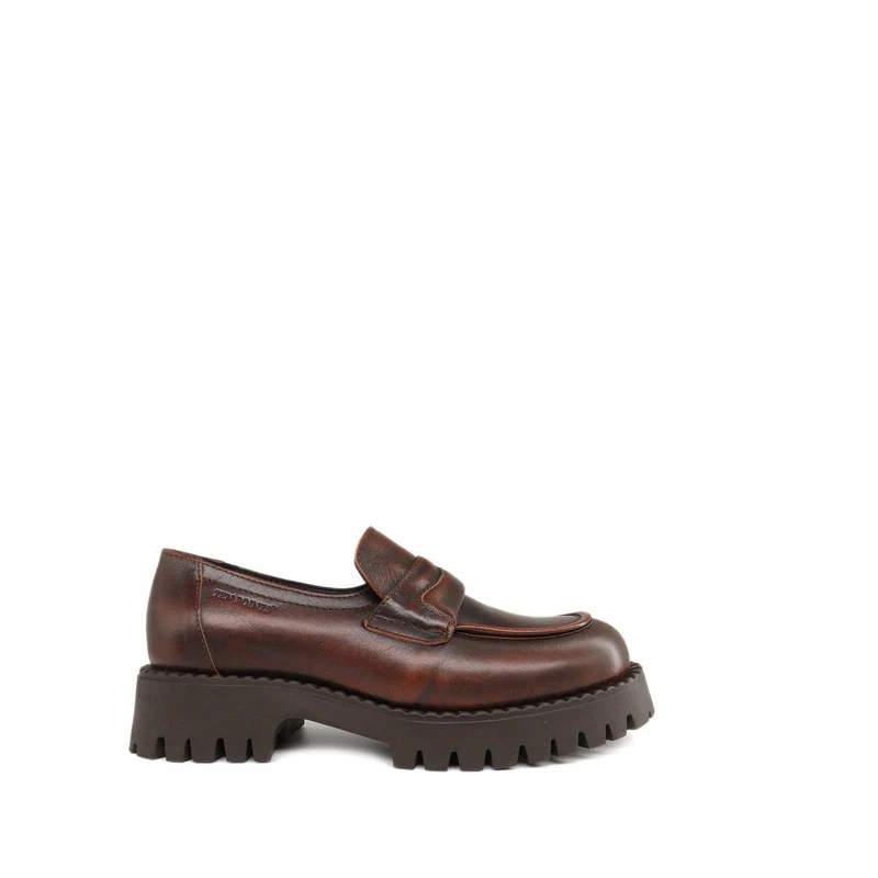Penny Loafers — Rust