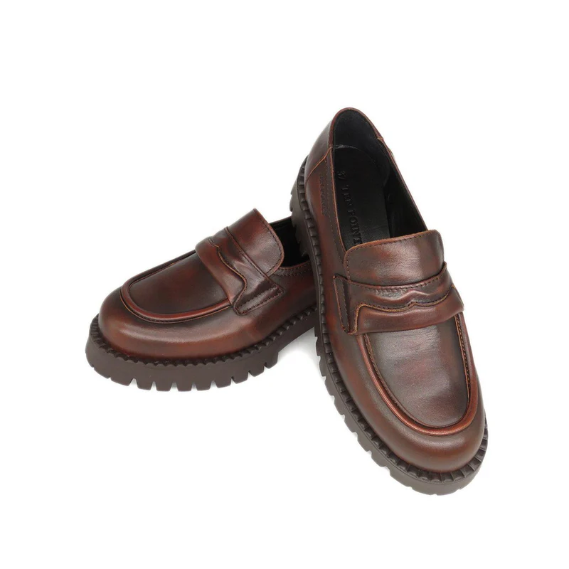 Penny Loafers — Rust