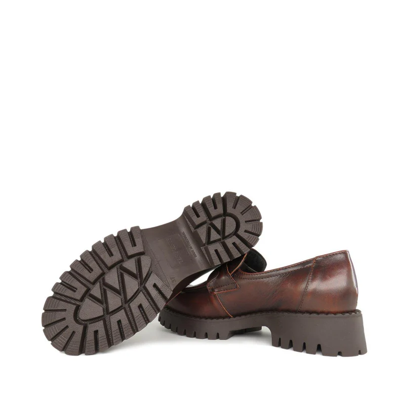 Penny Loafers — Rust