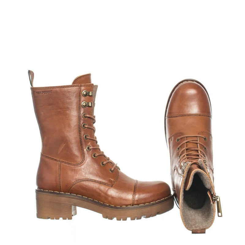 Clarisse Warm boots — Cognac