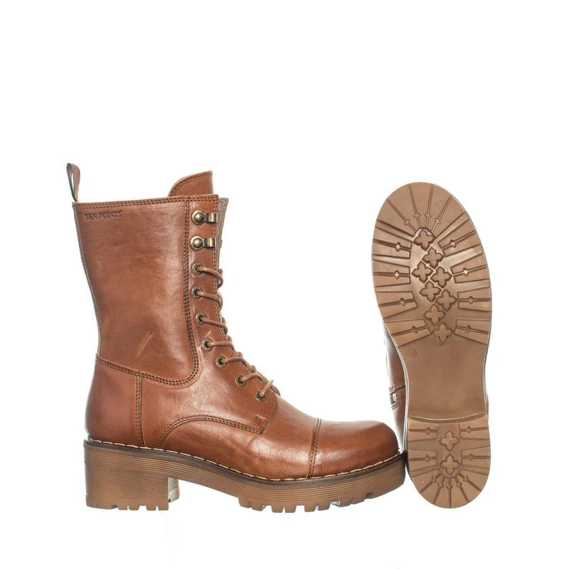 Clarisse Warm boots — Cognac