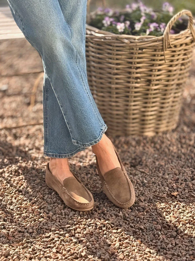 Indy Loafers — Taupe