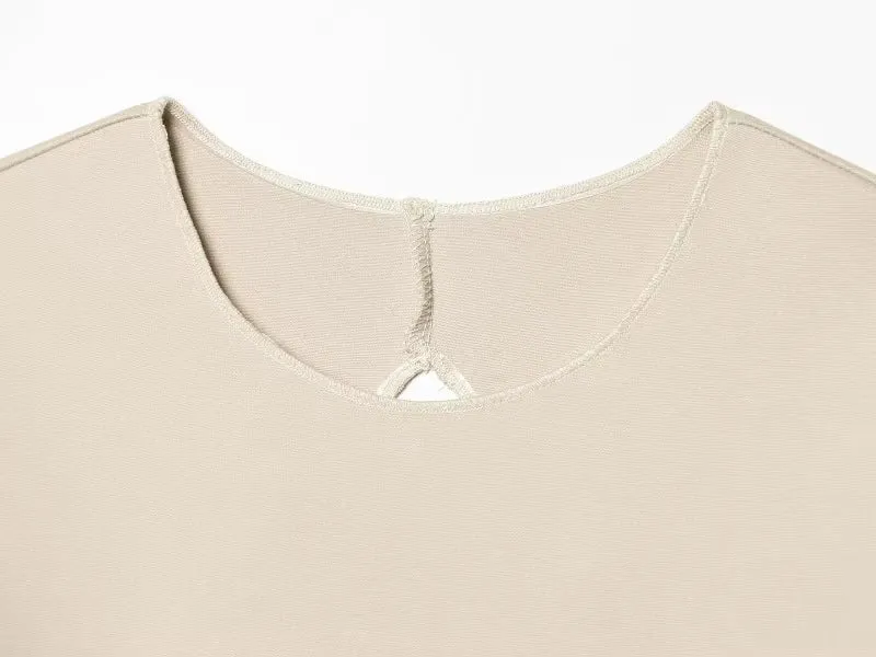 Damen-Zweiteiler mit Kurzarmshirt und Schlaghose – Elanique