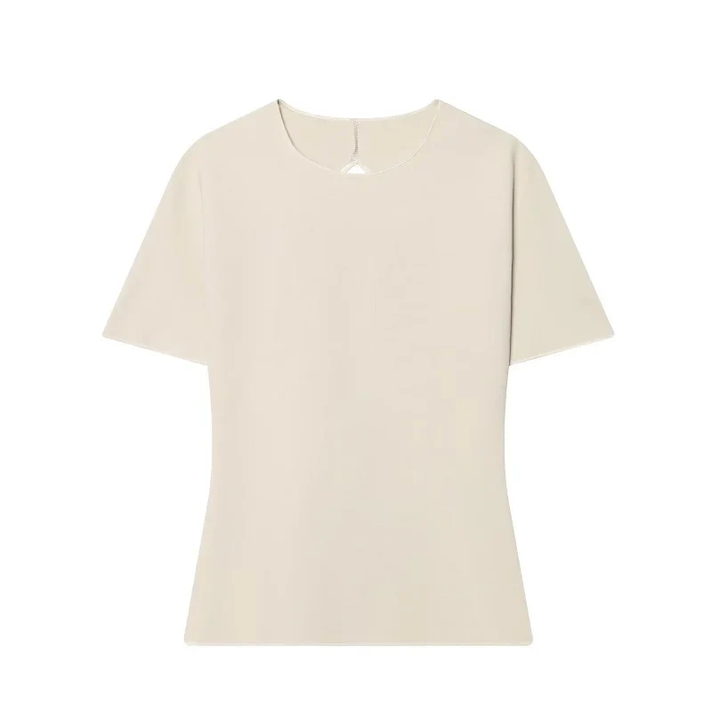 Damen-Zweiteiler mit Kurzarmshirt und Schlaghose – Elanique