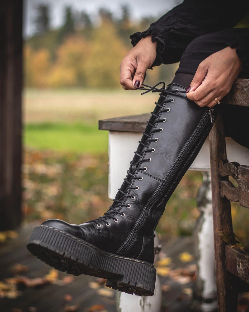 Shoelace 300cm Shoe care — Black