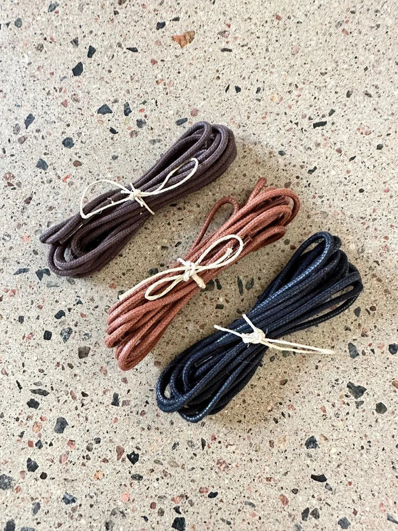 Shoelace 130cm Shoe care — Black