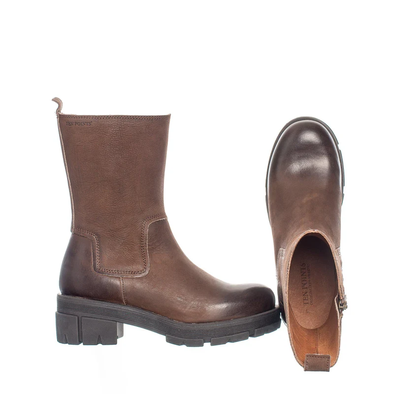 Cecilia Tall shaft boots — Nutbrown