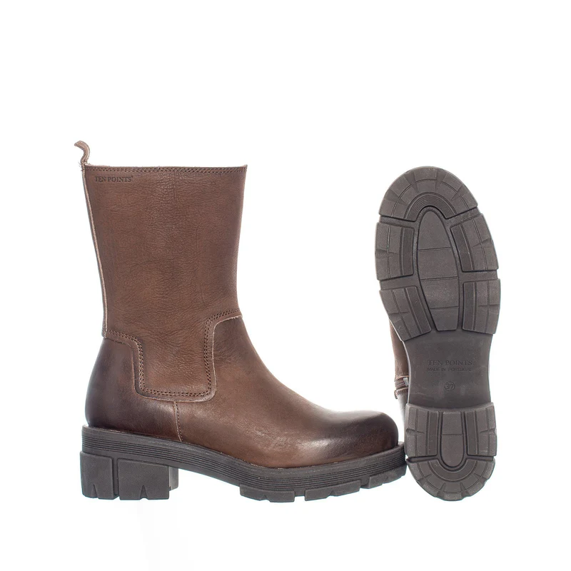Cecilia Tall shaft boots — Nutbrown