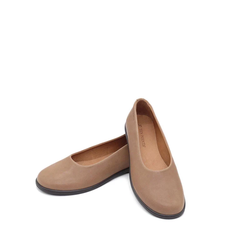 Eva Ballerina — Taupe