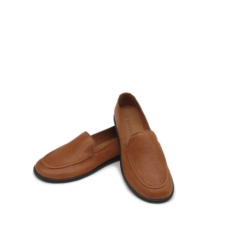 Eva Loafers — Lightbrown