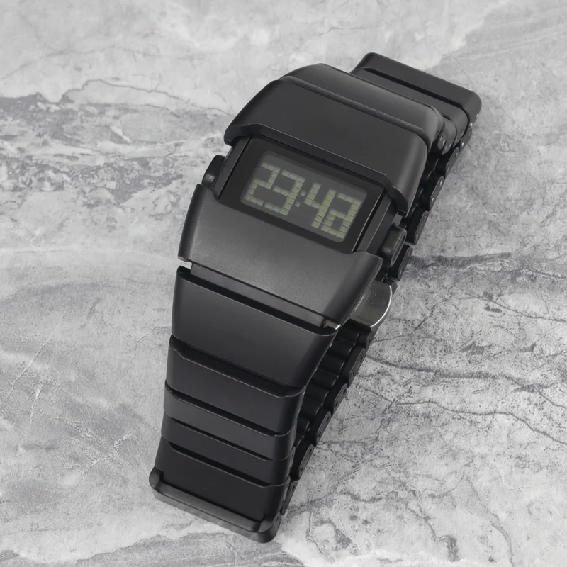 Digitale Herren-Sportuhr mit LED-Display und Kalenderfunktion – Voltrex