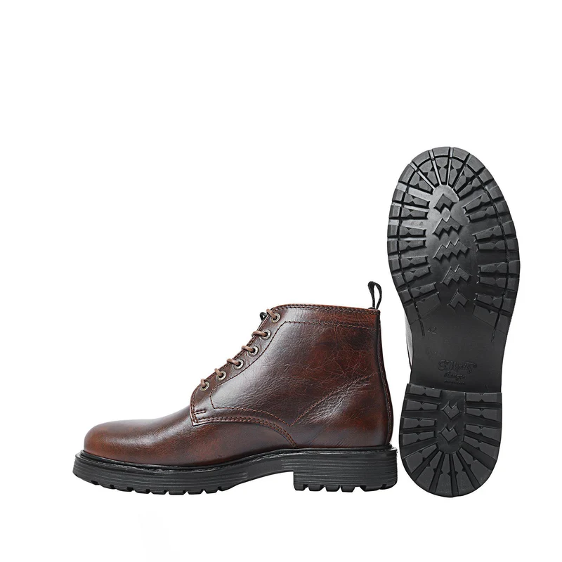 New Bertil Laced boots — Rust