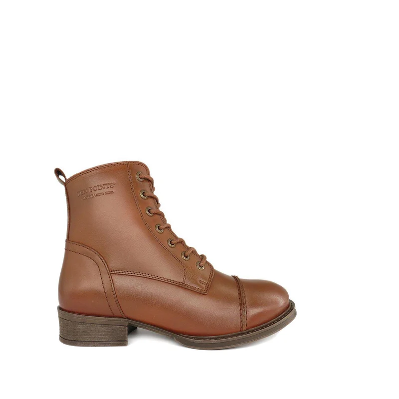 Pandora Laced boots — Lightbrown