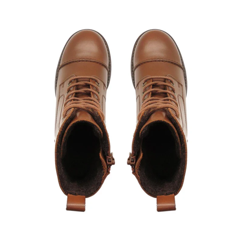 Pandora Laced boots — Lightbrown