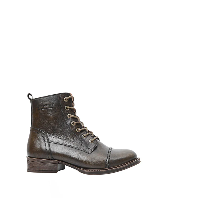 Pandora Laced boots — Olive