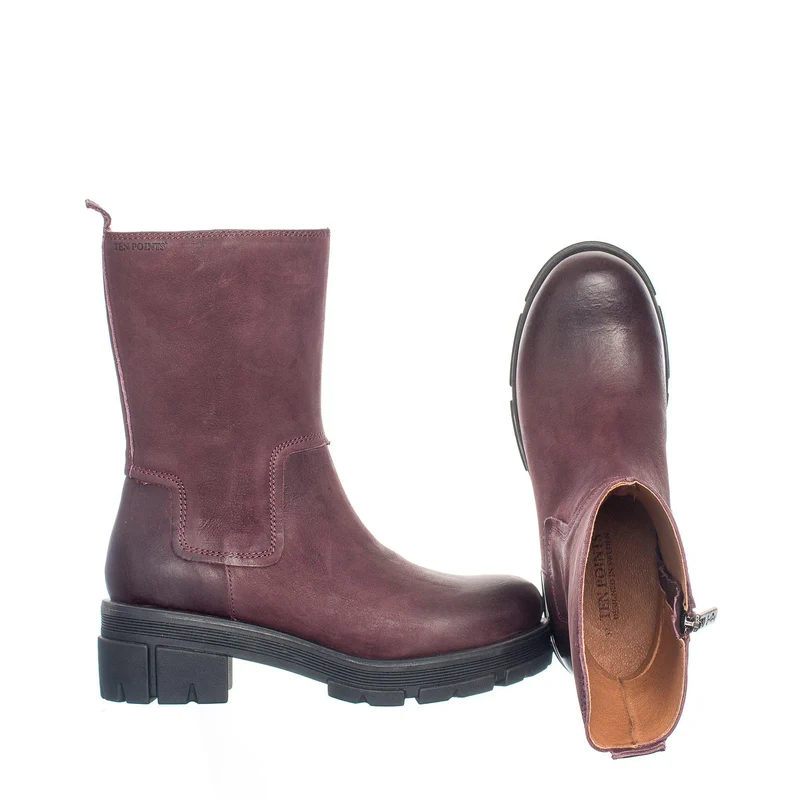 Cecilia Tall shaft boots — Wine
