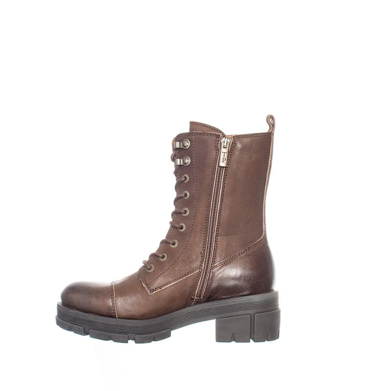 Cecilia Laced boots — Nutbrown