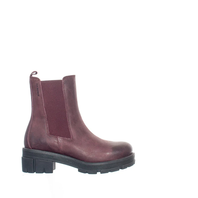 Cecilia Chelsea boots — Wine