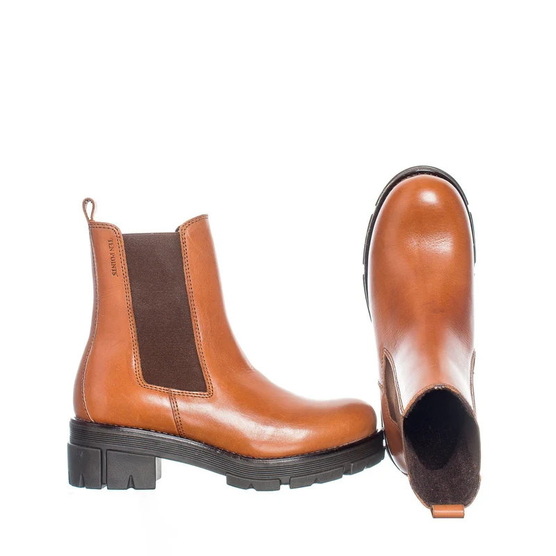 Cecilia Chelsea boots — Cognac