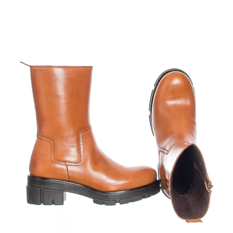 Cecilia Warm boots — Cognac