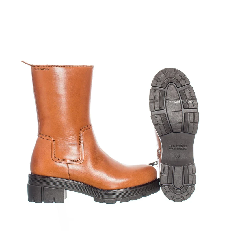 Cecilia Warm boots — Cognac