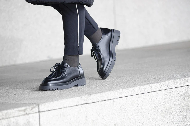 Margaret Laced shoes — Black