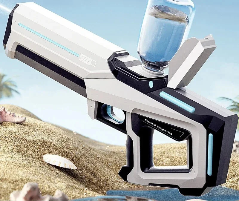 AquaStrike Elektrische Wasserpistole mit Automatischer Wasseraufnahme und Akku