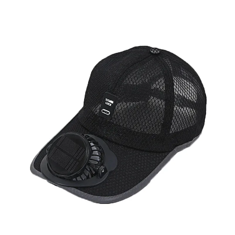 Sonnenkappe mit integriertem USB-Ventilator und UV-Schutz – BreezeCap