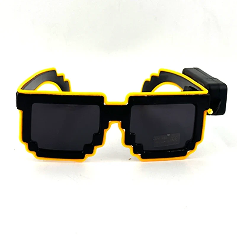 LED Leuchtbrille mit EL-Beleuchtung für Partys und Festivals – Lumivox
