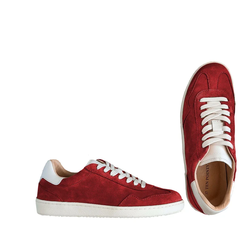Edit Sneakers — Dark red