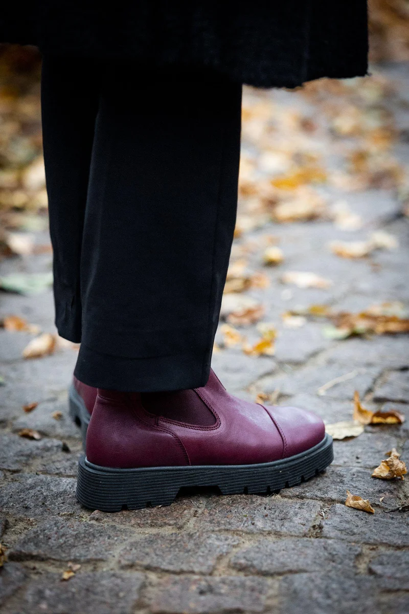 Mimmi Chelsea boots — Red