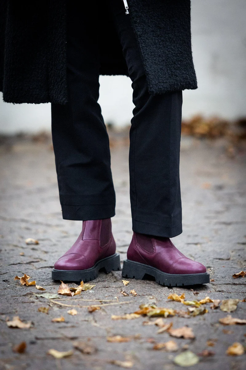 Mimmi Chelsea boots — Red