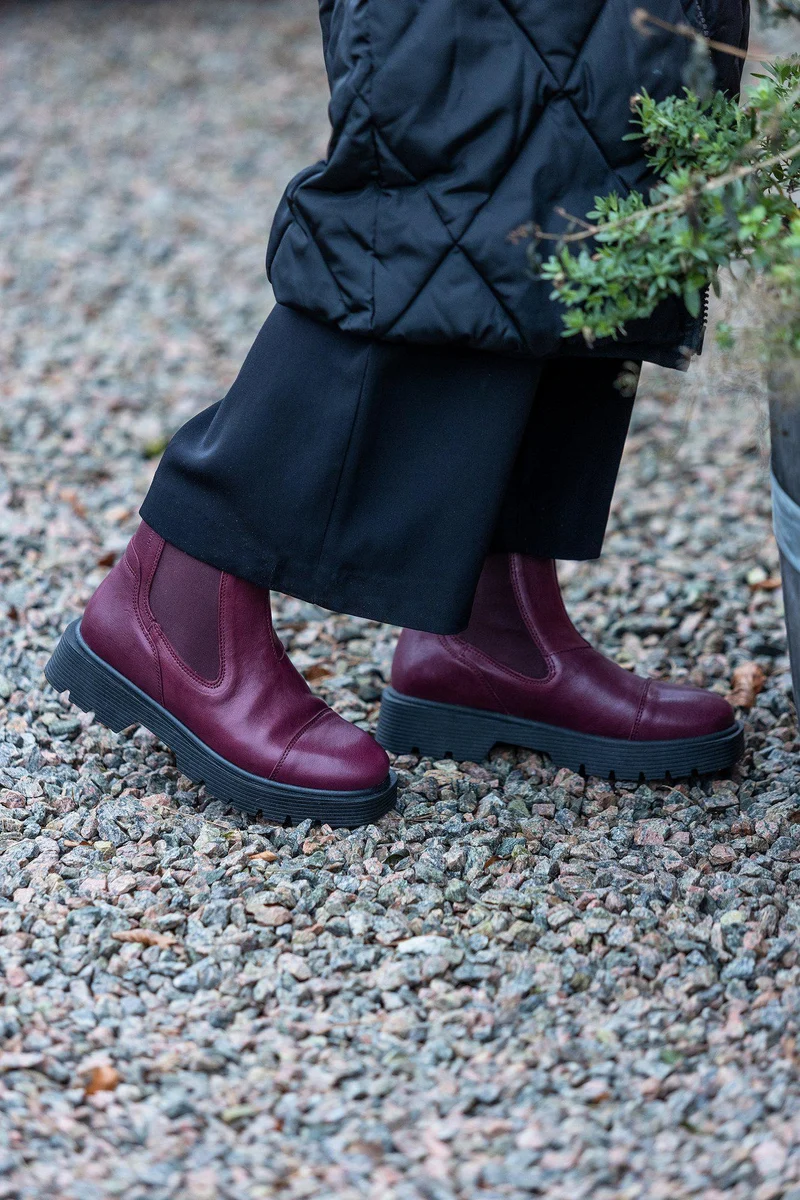 Mimmi Chelsea boots — Red