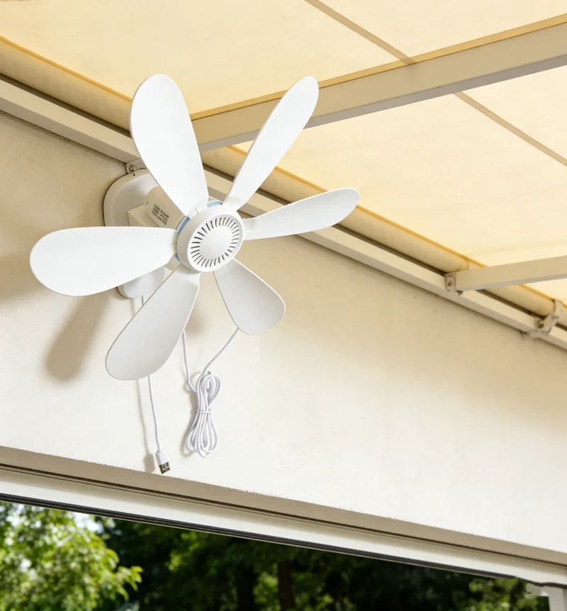 USB-Wandventilator mit Fernbedienung und Timer – AeroLinea