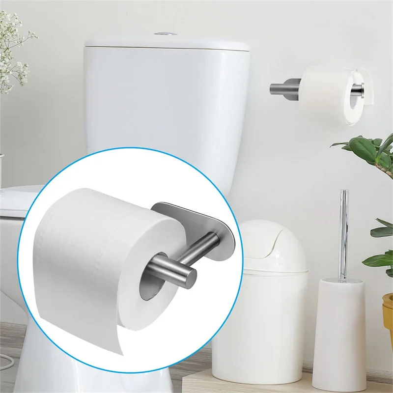 Edelstahl Toilettenpapierhalter ohne Bohren – CleanMount